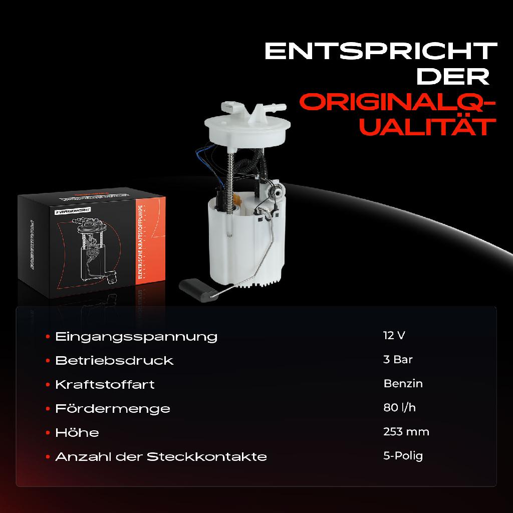 1x Kraftstoffpumpe für Nissan Almera II N16 Almera II Hatchback Almera Tino V10 1.5L 1.8L 2003-2006