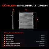 1x Kühler Wasserkühler Motorkühler für Lexus LX J2 Toyota Land Cruiser 200 5.7L