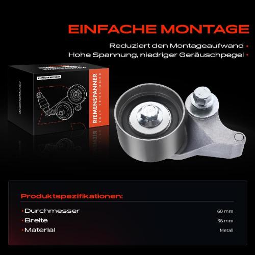 1x Spannrolle Riemenspanner für Isuzu Trooper II UB Opel Monterey A M92 3.2L Bild 1x Spannrolle Riemenspanner für Isuzu Trooper II UB Opel Monterey A M92 3.2L