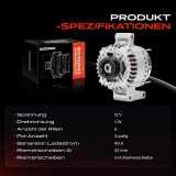 1x Lichtmaschine Generator für Ford Mondeo III B5Y B4Y BWY Jaguar X-Type CF1