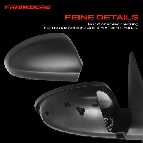 Frankberg 1x Außenspiegel Rechts für KIA Cee'D Schrägheck Cee'D SW ED 1.4L 1.6L 2.0L 2006-2012 Bild Frankberg 1x Außenspiegel Rechts für KIA Cee'D Schrägheck Cee'D SW ED 1.4L 1.6L 2.0L 2006-2012