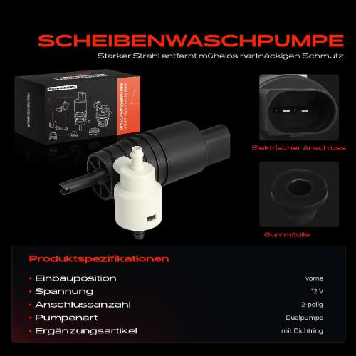 1x Waschwasserpumpe Scheibenreinigung Vorne für BMW 1er F40 F45 F46 G21 F48 G31 Bild 1x Waschwasserpumpe Scheibenreinigung Vorne für BMW 1er F40 F45 F46 G21 F48 G31