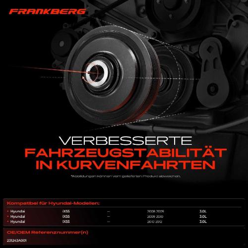 1x Riemenscheibe Kurbelwelle für Hyundai iX55 3.0L 2008-2012 Bild 1x Riemenscheibe Kurbelwelle für Hyundai iX55 3.0L 2008-2012
