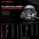 1x Gebläsemotor Innenraumgebläse für BMW 1er F20 F21 2er F22 F23 3er F34 4er F32 F33 F36