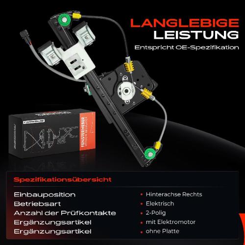 1x Fensterheber Hinten Rechts für VW Polo Classic Seat Cordoba Bild 1x Fensterheber Hinten Rechts für VW Polo Classic Seat Cordoba