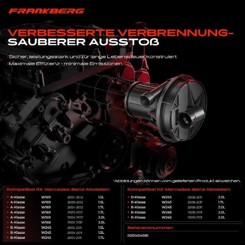 1x Sekundärluftpumpe für Mercedes-Benz A-Klasse W169 B-Klasse W245 2004-2012 Bild 1x Sekundärluftpumpe für Mercedes-Benz A-Klasse W169 B-Klasse W245 2004-2012