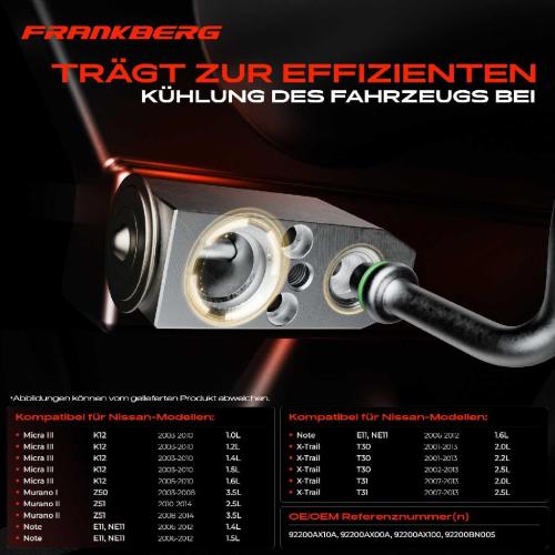 1x Expansionsventil Klimaanlage für Nissan Micra III K12 Murano Z50 Note X-Trail Bild 1x Expansionsventil Klimaanlage für Nissan Micra III K12 Murano Z50 Note X-Trail