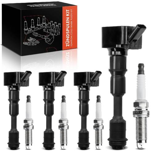 Frankberg 4x Zündspule Zündkerze für Volvo S60 II III S80 S90 V40 Schrägheck V60 I V70 V90 Cross Country Kombi Bild Frankberg 4x Zündspule Zündkerze für Volvo S60 II III S80 S90 V40 Schrägheck V60 I V70 V90 Cross Country Kombi