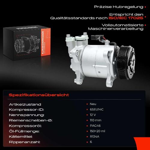 Frankberg 1x Klimakompressor für BMW 3er F31 F34 1er F20 F21 F36 F32 F33 G29 F97 F98 Bild Frankberg 1x Klimakompressor für BMW 3er F31 F34 1er F20 F21 F36 F32 F33 G29 F97 F98