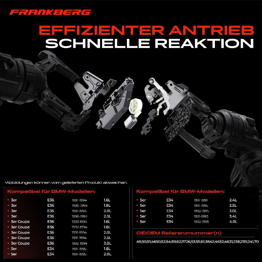 1x Türschloss Fahrzeugheckklappe für BMW 3er Coupe E36 5er E34