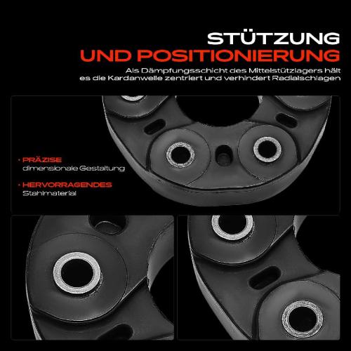 1x Gelenkscheibe Hardyscheibe Kardanwelle Hinten für Mercedes-Benz GL-Klasse M-Klasse R-Klasse Bild 1x Gelenkscheibe Hardyscheibe Kardanwelle Hinten für Mercedes-Benz GL-Klasse M-Klasse R-Klasse