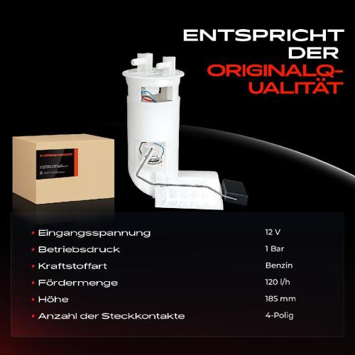 1x Kraftstoffpumpe für Citroën Saxo S0 S1 Peugeot 106 II 1A 1C 1.1L 1.0L 1996-2004 Bild 1x Kraftstoffpumpe für Citroën Saxo S0 S1 Peugeot 106 II 1A 1C 1.1L 1.0L 1996-2004