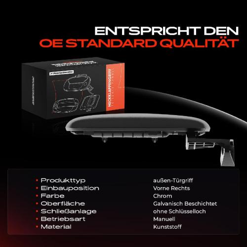 1x Türgriff Rechts außen für Fiat Punto 176 Punto Cabriolet Punto Van 1.1L 1.2L 1.4L 1.6L 1.7L 1993-2000 Bild 1x Türgriff Rechts außen für Fiat Punto 176 Punto Cabriolet Punto Van 1.1L 1.2L 1.4L 1.6L 1.7L 1993-2000