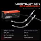 2x Bremsschlauch Bremsschläuche Vorderachse Links oder Rechts für Porsche Panamera 970 4.8L 2009-2013