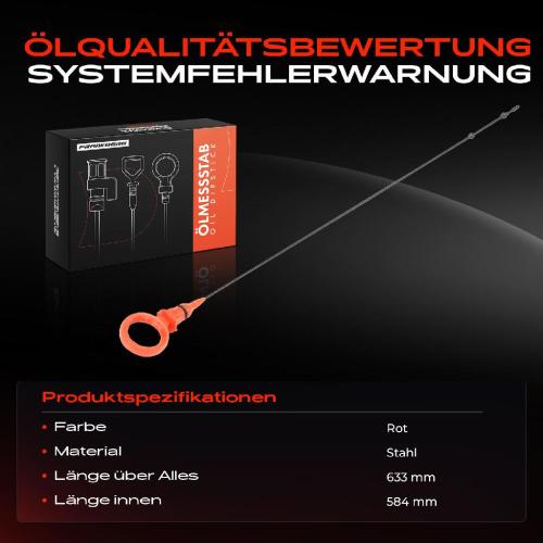 1x Ölmessstab Ölpeilstab Ölstab für Audi A4 Avant 8E A6 Avant 4F 2.0L 2004-2011 Bild 1x Ölmessstab Ölpeilstab Ölstab für Audi A4 Avant 8E A6 Avant 4F 2.0L 2004-2011