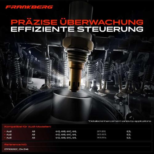 1x Lambdasonde Regelsonde Vor Katalysator für Audi A8 4H2 4H8 4HC 4HL 2011-2014 6.3L Bild 1x Lambdasonde Regelsonde Vor Katalysator für Audi A8 4H2 4H8 4HC 4HL 2011-2014 6.3L