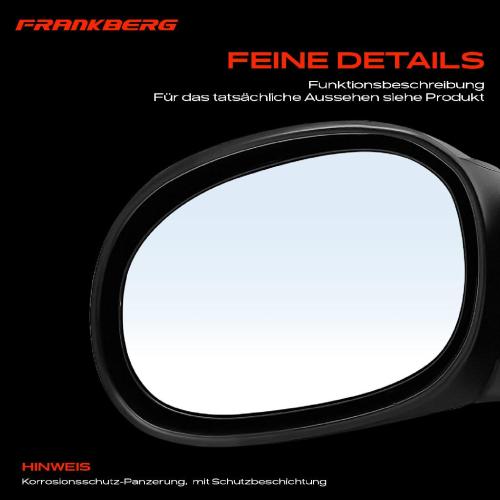 Frankberg 1x Außenspiegel Links für Citroën C2 JM 1.1L 1.4L 1.6L 2003-2012 Bild Frankberg 1x Außenspiegel Links für Citroën C2 JM 1.1L 1.4L 1.6L 2003-2012