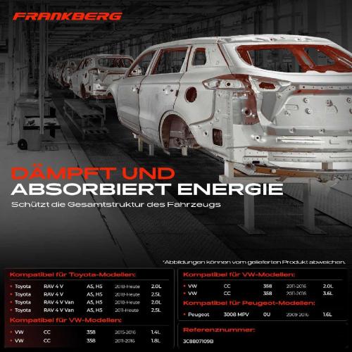 1x Stossfänger Stoßstangenträger für VW CC 358 Toyota RAV 4 V Van 2.0L Bild 1x Stossfänger Stoßstangenträger für VW CC 358 Toyota RAV 4 V Van 2.0L