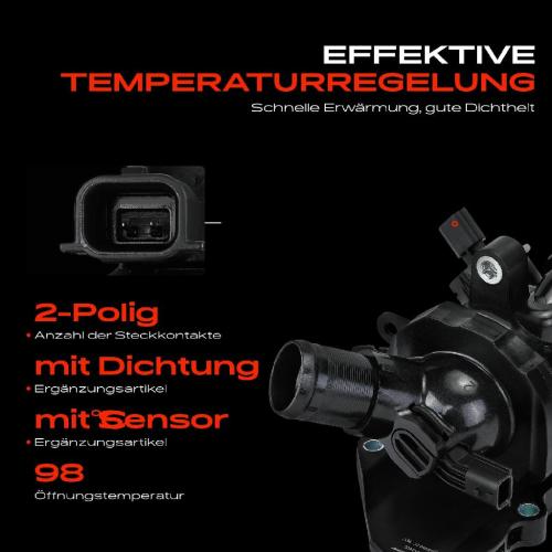 Frankberg 1x Thermostat Kühlmittel für Mercedes-Benz B-Klasse GLA Nissan Qashqai III Renault Bild Frankberg 1x Thermostat Kühlmittel für Mercedes-Benz B-Klasse GLA Nissan Qashqai III Renault