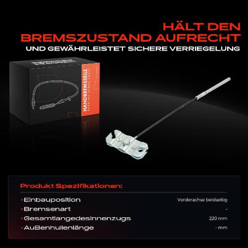 1x Seilzug Feststellbremse Vorderachse beidseitig für Subaru Forester Impreza GG Legacy 2 Bild 1x Seilzug Feststellbremse Vorderachse beidseitig für Subaru Forester Impreza GG Legacy 2