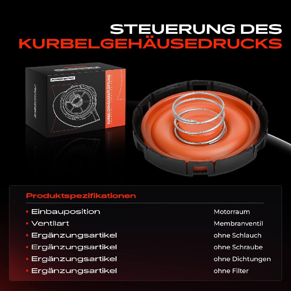 1x Ventil Kurbelgehäusentlüftung für BMW 1er F20 3er F30 5er F10 X3 F25 X5 F15