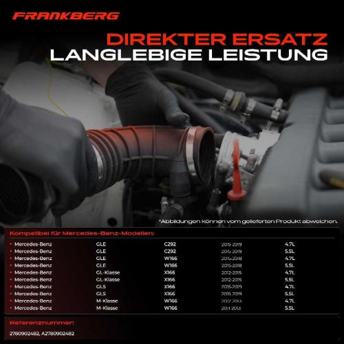 1x Ansaugschlauch, Luftfilter für Mercedes-Benz GLE W166 C292 GLS X166 2011-2019 Bild 1x Ansaugschlauch, Luftfilter für Mercedes-Benz GLE W166 C292 GLS X166 2011-2019
