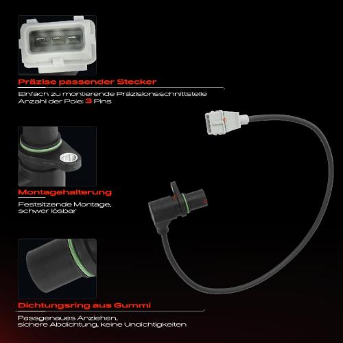 1x Kurbelwellensensor Impulsgeber für VW Passat Audi 80 A4 8D B5 A6 4B C5 1.6L 1.8L Bild 1x Kurbelwellensensor Impulsgeber für VW Passat Audi 80 A4 8D B5 A6 4B C5 1.6L 1.8L