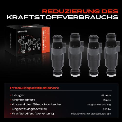 Frankberg 4x Einspritzventil Einspritzdüse für MINI Mini Cabriolet R50 R53 R52 Bild Frankberg 4x Einspritzventil Einspritzdüse für MINI Mini Cabriolet R50 R53 R52