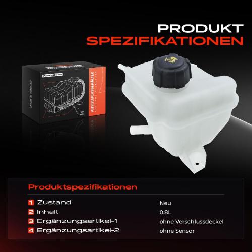 Frankberg 1x Ausgleichsbehälter Kühlmittelbehälter für Nissan Qashqai 2 I J10 JJ10E NJ10 2007-2013 Bild Frankberg 1x Ausgleichsbehälter Kühlmittelbehälter für Nissan Qashqai 2 I J10 JJ10E NJ10 2007-2013