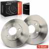 Frankberg 2x Bremsscheiben Hinterachse für VW Passat Variant 3B2 3B3 Audi A4 Avant 8D2 1995-2005
