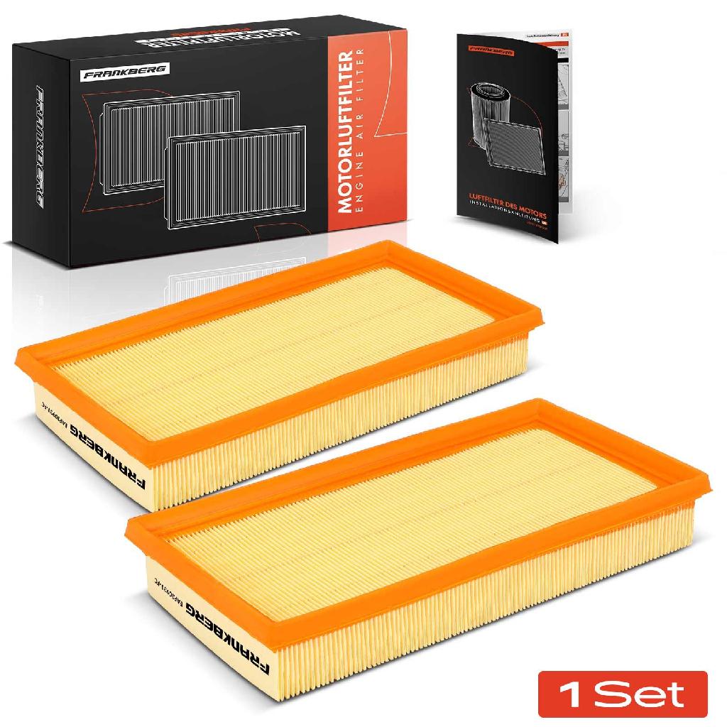 2x Luftfilter Filtereinsatz für VW Golf V Polo Seat Ibiza III Cordoba Skoda Fabia Roomster