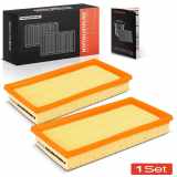 2x Luftfilter Filtereinsatz für VW Golf V Polo Seat Ibiza III Cordoba Skoda Fabia Roomster