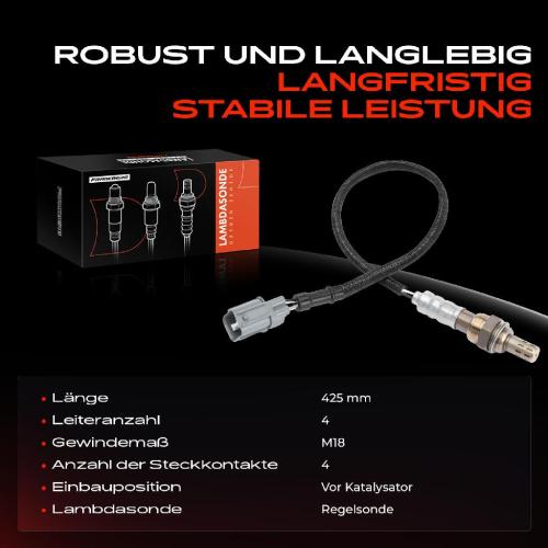 Frankberg 1x Lambdasonde Regelsonde Vor Katalysator für Honda Accord VI Civic V VI CRX III HR-V GH Logo GA3 Bild Frankberg 1x Lambdasonde Regelsonde Vor Katalysator für Honda Accord VI Civic V VI CRX III HR-V GH Logo GA3