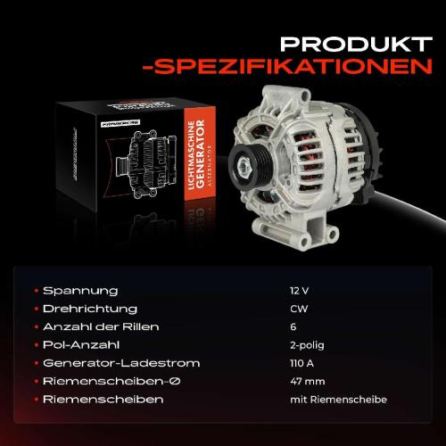 Frankberg 1x Lichtmaschine Generator für MINI R50 R53 R52 Cooper One Bj. 2004-2008 Bild Frankberg 1x Lichtmaschine Generator für MINI R50 R53 R52 Cooper One Bj. 2004-2008