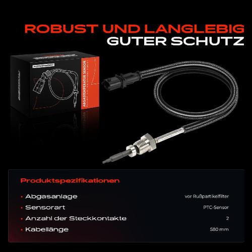 Frankberg 1x Abgastemperatursensor für Fiat Panda 169 Ypsilon 843 1.3L 2006-2013 Bild Frankberg 1x Abgastemperatursensor für Fiat Panda 169 Ypsilon 843 1.3L 2006-2013