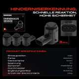 4x Parksensor PDC Sensor Hinten für Nissan Micra K12 Qashqai J10 JJ10E