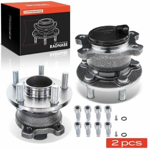 Frankberg 2x Radnabe Radlagersatz Hinterachse beidseitig für Ford Galaxy S-Max 1.6L 1.8L 2.0L 2.2L 2.3L 2.5L 2006-2015 Bild Frankberg 2x Radnabe Radlagersatz Hinterachse beidseitig für Ford Galaxy S-Max 1.6L 1.8L 2.0L 2.2L 2.3L 2.5L 2006-2015