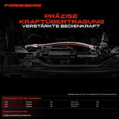 1x Seilzug Feststellbremse Hinterachse links für KIA Picanto BA 1.0L 1.1L 2004-2011 Bild 1x Seilzug Feststellbremse Hinterachse links für KIA Picanto BA 1.0L 1.1L 2004-2011
