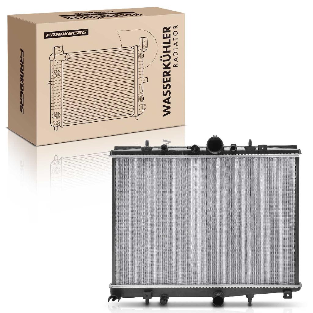 Frankberg 1x Kühler Wasserkühler Motorkühler für Citroën C5 I Peugeot 4061.4L 2002-2010