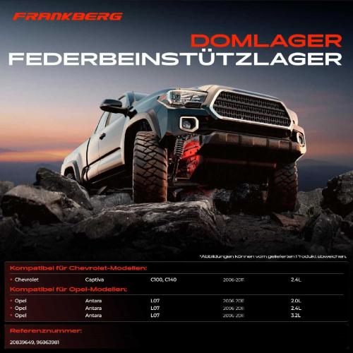 1x Domlager Federbeinstütz lager für Chevrolet Captiva Opel Antara Bild 1x Domlager Federbeinstütz lager für Chevrolet Captiva Opel Antara