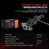 1x Hauptbremszylinder Bremszylinder für Volvo 240 P242 P244 P245 260 P262 P264 P265