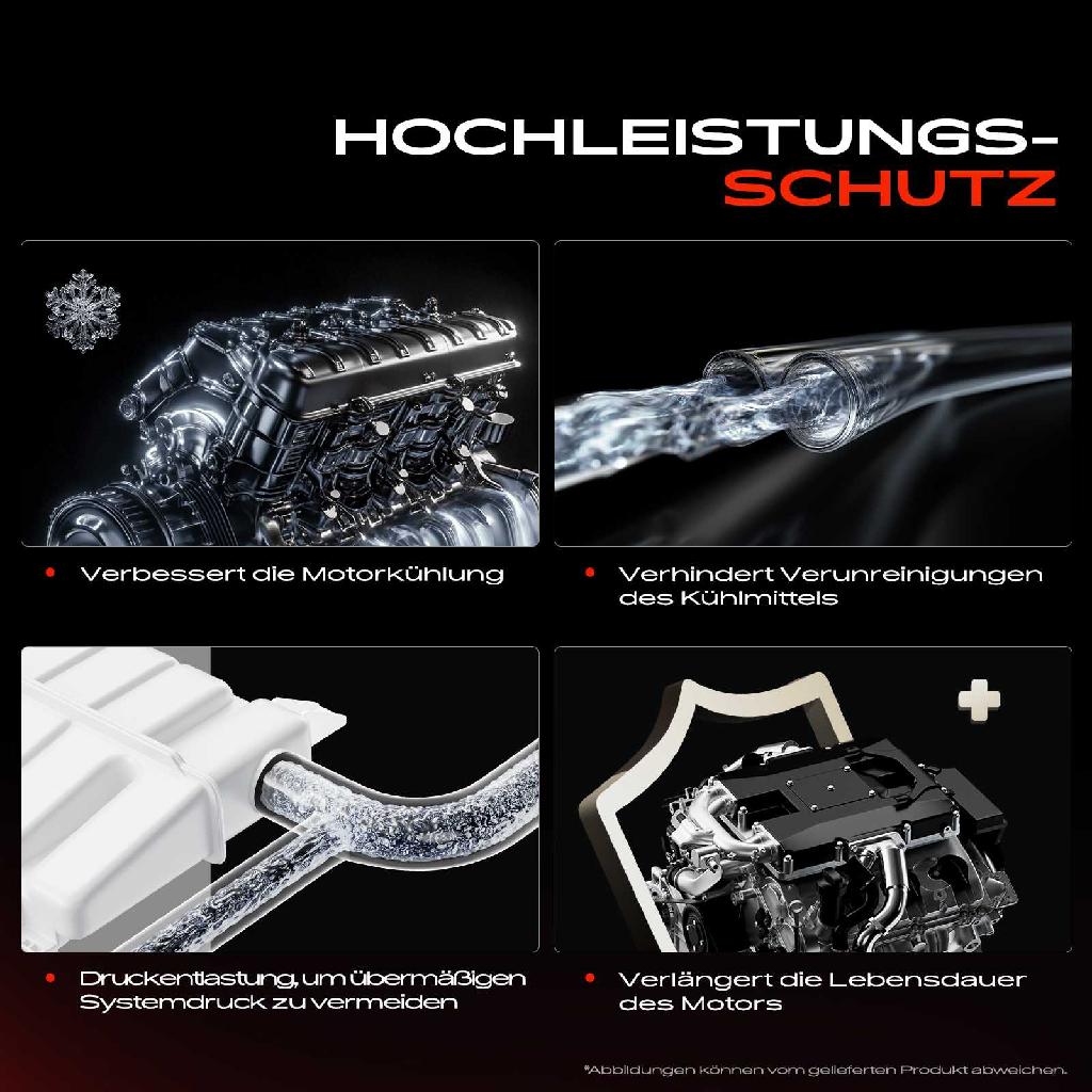 1x Ausgleichsbehälter Kühlmittelbehälter für VW Touran Audi A3 Q2 Seat Ateca Leon Skoda Octavia III