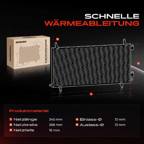 1x Kondensator Klimaanlage für Porsche 911 Cabriolet Boxster 2.5L-3.6L 1996-2005 Bild 1x Kondensator Klimaanlage für Porsche 911 Cabriolet Boxster 2.5L-3.6L 1996-2005