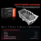 1x Ölwanne Motorölwanne für Audi A4 8E B7 A6 4F C6 Seat Exeo 3R 2.0L