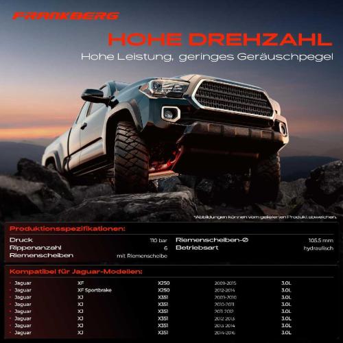 1x Servopumpe hydraulisch für Jaguar XF Sportbrake X250 CC9 J05 3.0L Bild 1x Servopumpe hydraulisch für Jaguar XF Sportbrake X250 CC9 J05 3.0L