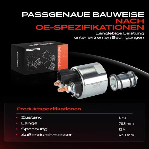 1x Magnetschalter Starter für Hyundai H-1 Cargo H-1 Travel TQ Bild 1x Magnetschalter Starter für Hyundai H-1 Cargo H-1 Travel TQ