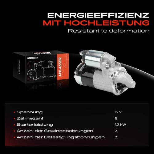 Frankberg 1x Anlasser Starter für Hyundai Coupe Elantra Stufenheck i30 Kombi Tiburon KIA Cee'D Schrägheck Bild Frankberg 1x Anlasser Starter für Hyundai Coupe Elantra Stufenheck i30 Kombi Tiburon KIA Cee'D Schrägheck