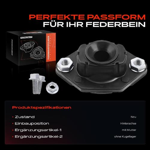 1x Domlager Federbeinstütz lager für BMW 1er E81 E82 E87 E88 3er E90-E93 X1 Bild 1x Domlager Federbeinstütz lager für BMW 1er E81 E82 E87 E88 3er E90-E93 X1