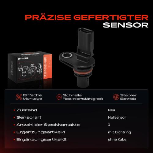 1x Nockenwellenposition Sensor für Hyundai Kona OS OSE OSI Veloster JS JSN 1.6L Bild 1x Nockenwellenposition Sensor für Hyundai Kona OS OSE OSI Veloster JS JSN 1.6L