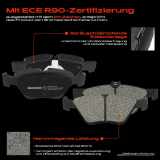 4x Bremsbeläge Vorderachse für Mercedes-Benz C208 A208 W210 S210 R170 Chrysler Crossfire 1995-2008
